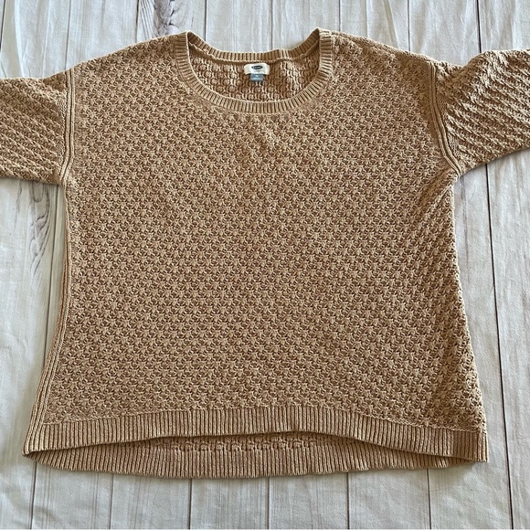 Old Navy Popcorn Stitch Knit Sweater Women’s XL Textured Winter Cozy Cottage - Picture 3 of 14